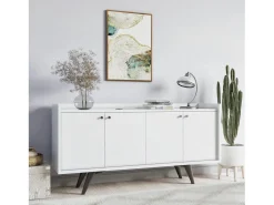 Aparador Bergen Blanco 150x40x75 cm