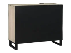 Aparador Blanco 90 x 33 x 75 cm madera maciza de mango