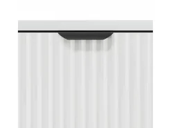 Aparador Blanco Brillante 89,5 x 33 x 82 cm Madera de Ingeniería