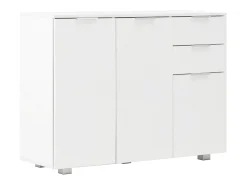 Aparador blanco brillante 107x35x80,5 cm ES64048