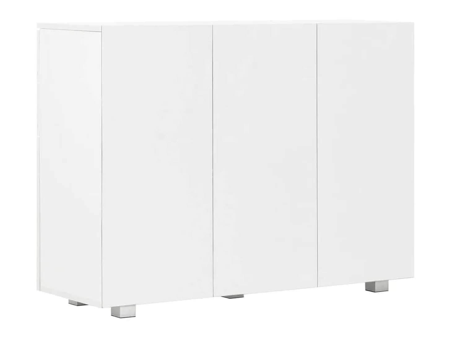 Aparador blanco brillante 107x35x80,5 cm ES64048