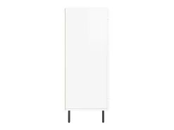 Aparador Blanco brillo 69,5x34x90 cm Madera de ingeniería