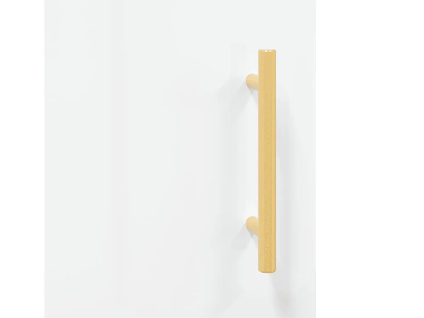 Aparador Blanco brillo 69,5x34x90 cm Madera de ingeniería