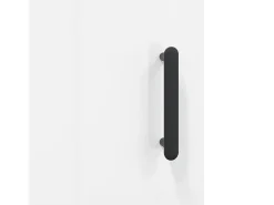 Aparador Blanco brillo 69,5x34x90 cm Madera de ingeniería