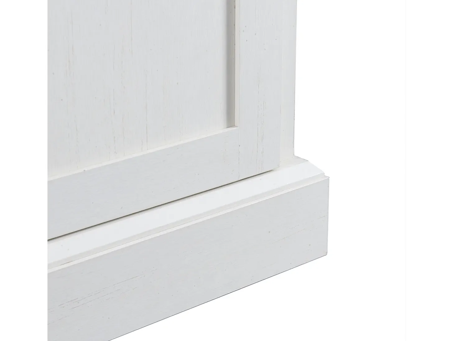Aparador blanco moderno con 4 puertas y 2 cajones, estantes regulables, 150 x 40 x 86 cm - para salón o cocina