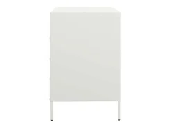 Aparador blanco 68x39x58,5 cm acero laminado en frío
