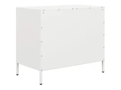 Aparador blanco 68x39x58,5 cm acero laminado en frío