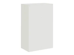 Aparador blanco 67x39x107 cm acero