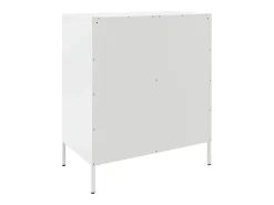 Aparador blanco 68x39x79 cm acero