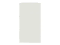 Aparador blanco 99x39x73 cm acero