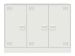 Aparador blanco 99x39x73 cm acero