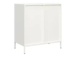 Aparador blanco 68x39x73,5 cm acero laminado en frío