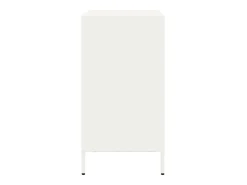 Aparador blanco 68x39x73,5 cm acero laminado en frío