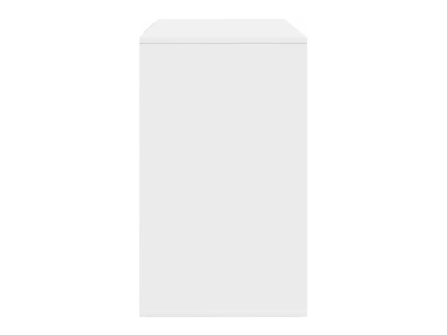 Aparador blanco 120x41x75 cm en madera de ingeniería