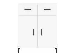 Aparador blanco 69,5x34x90 cm madera de ingeniería