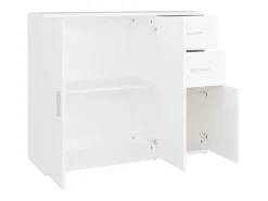 Aparador blanco 91x29,5x75 cm Madera de ingeniería