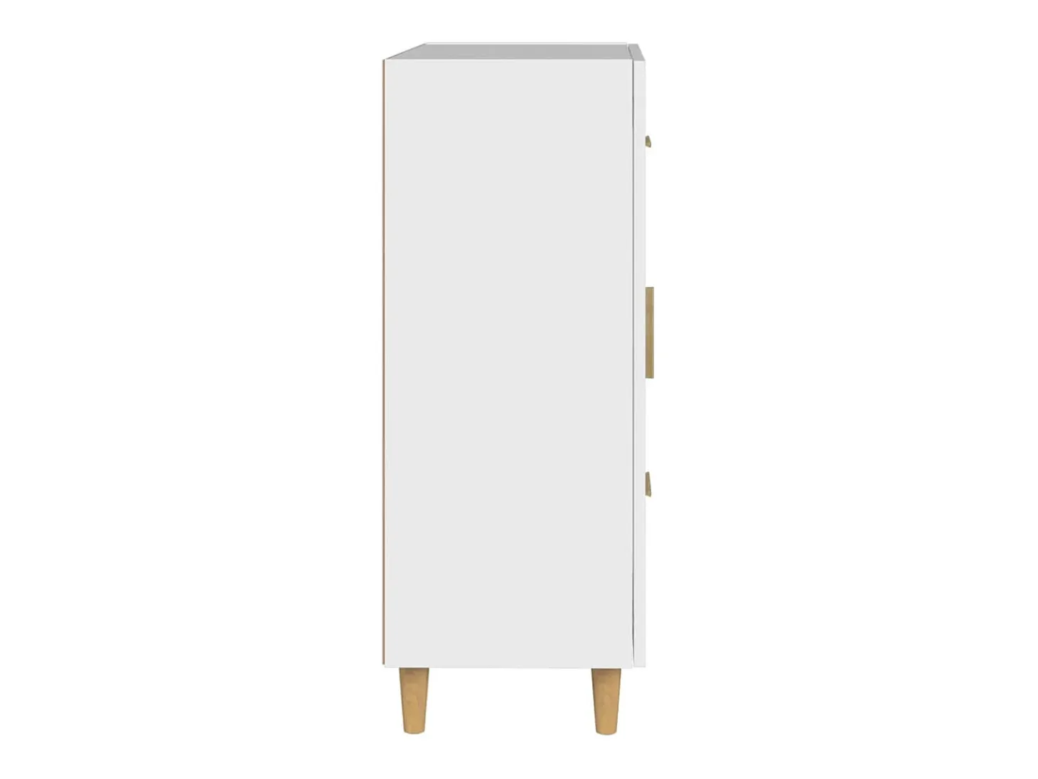 Aparador blanco 69,5x34x90 cm madera de ingeniería