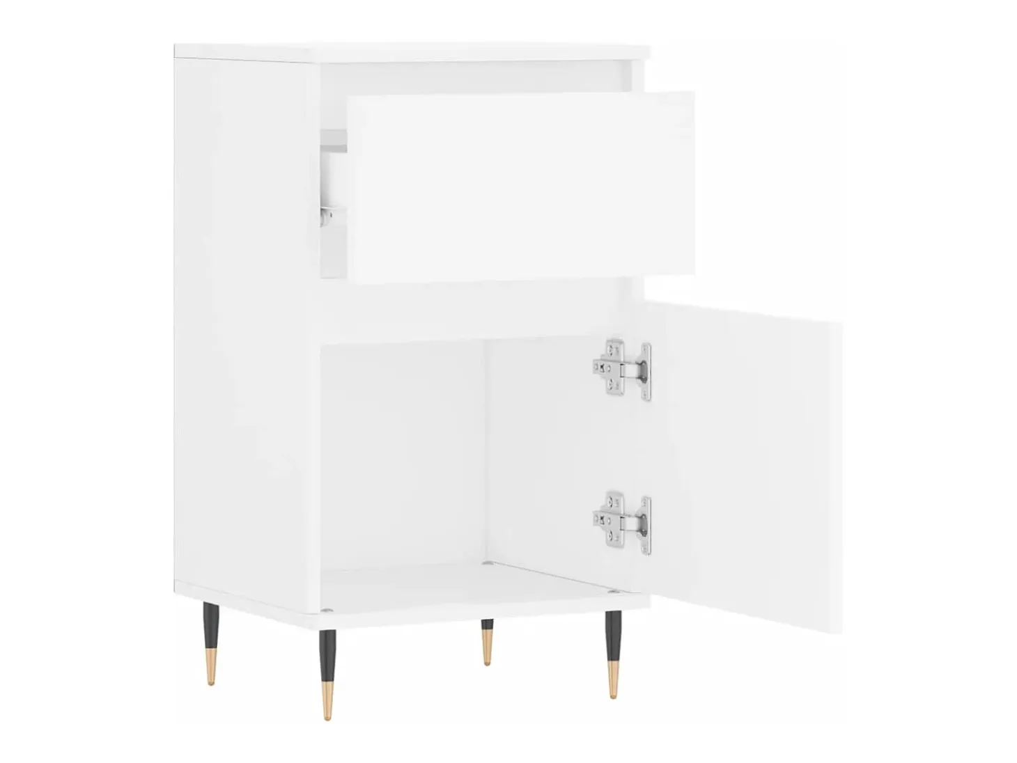 Aparador blanco 40x35x70 cm madera de ingeniería