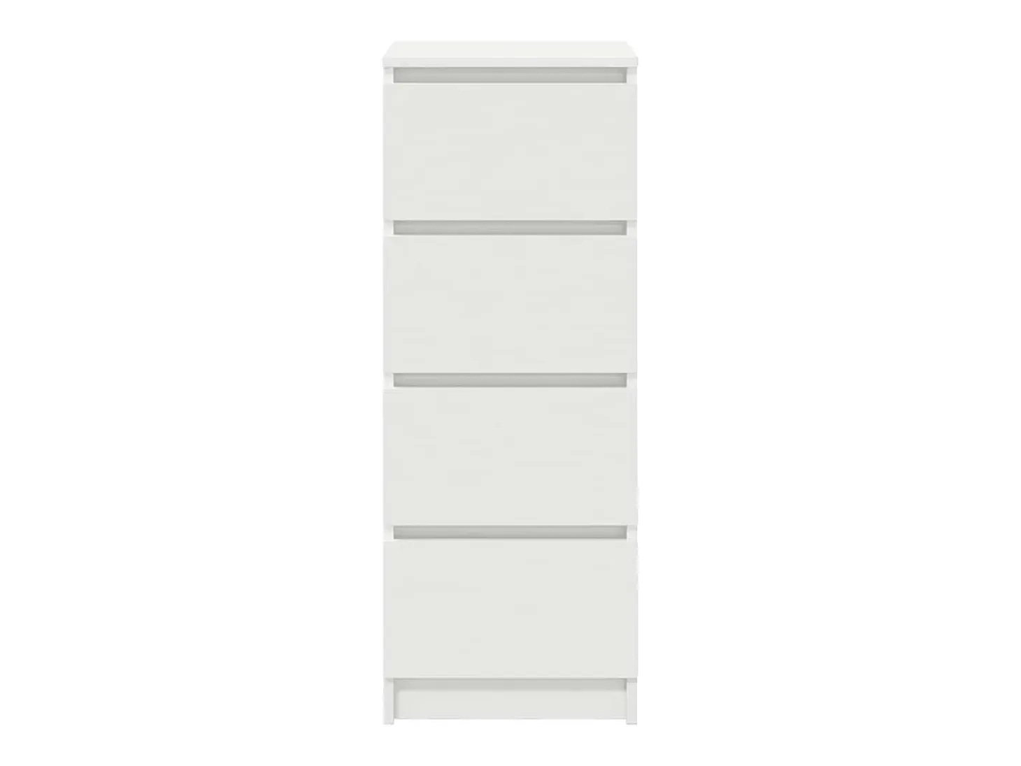 Aparador blanco 37,5x35x99 cm madera contrachapada