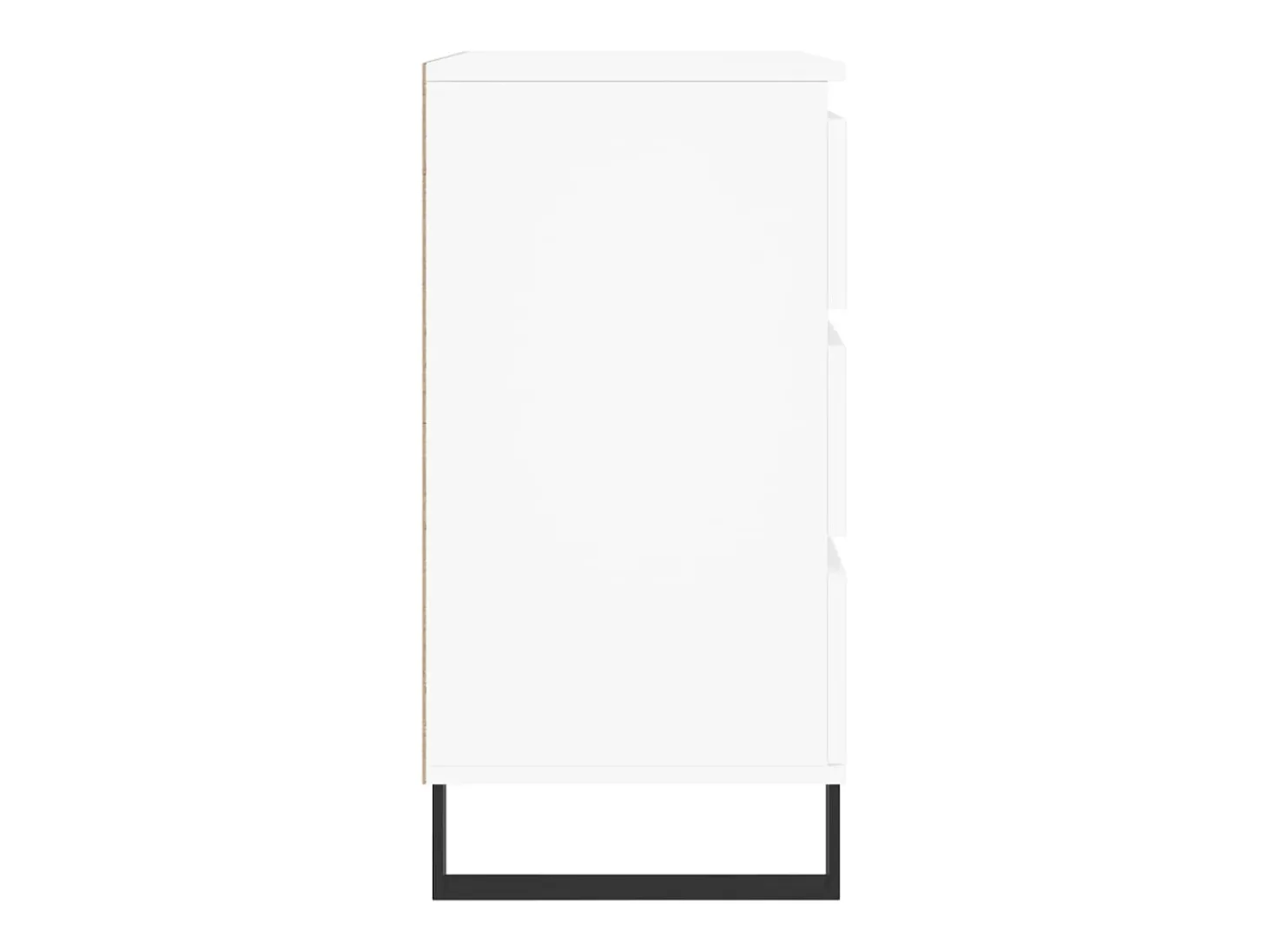 Aparador Blanco 60x35x70 cm Madera de Ingeniería