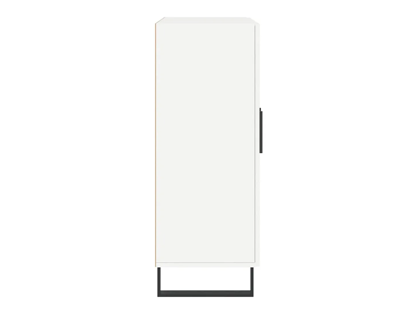 Aparador blanco 69,5x34x90 cm madera de ingeniería