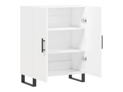 Aparador blanco 69,5x34x90 cm madera de ingeniería
