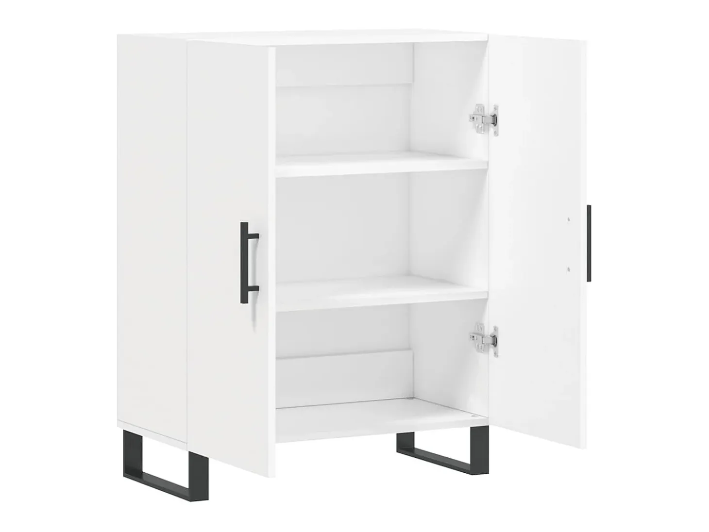 Aparador blanco 69,5x34x90 cm madera de ingeniería