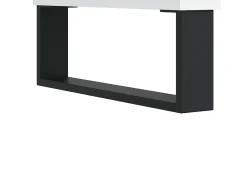Aparador blanco 69,5x34x90 cm madera de ingeniería