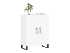 Aparador blanco 69,5x34x90 cm madera de ingeniería