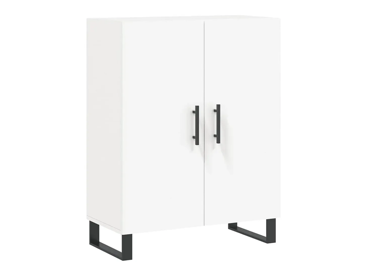 Aparador blanco 69,5x34x90 cm madera de ingeniería