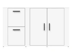 Aparador Blanco 100x33x59,5 cm Madera de Ingeniería