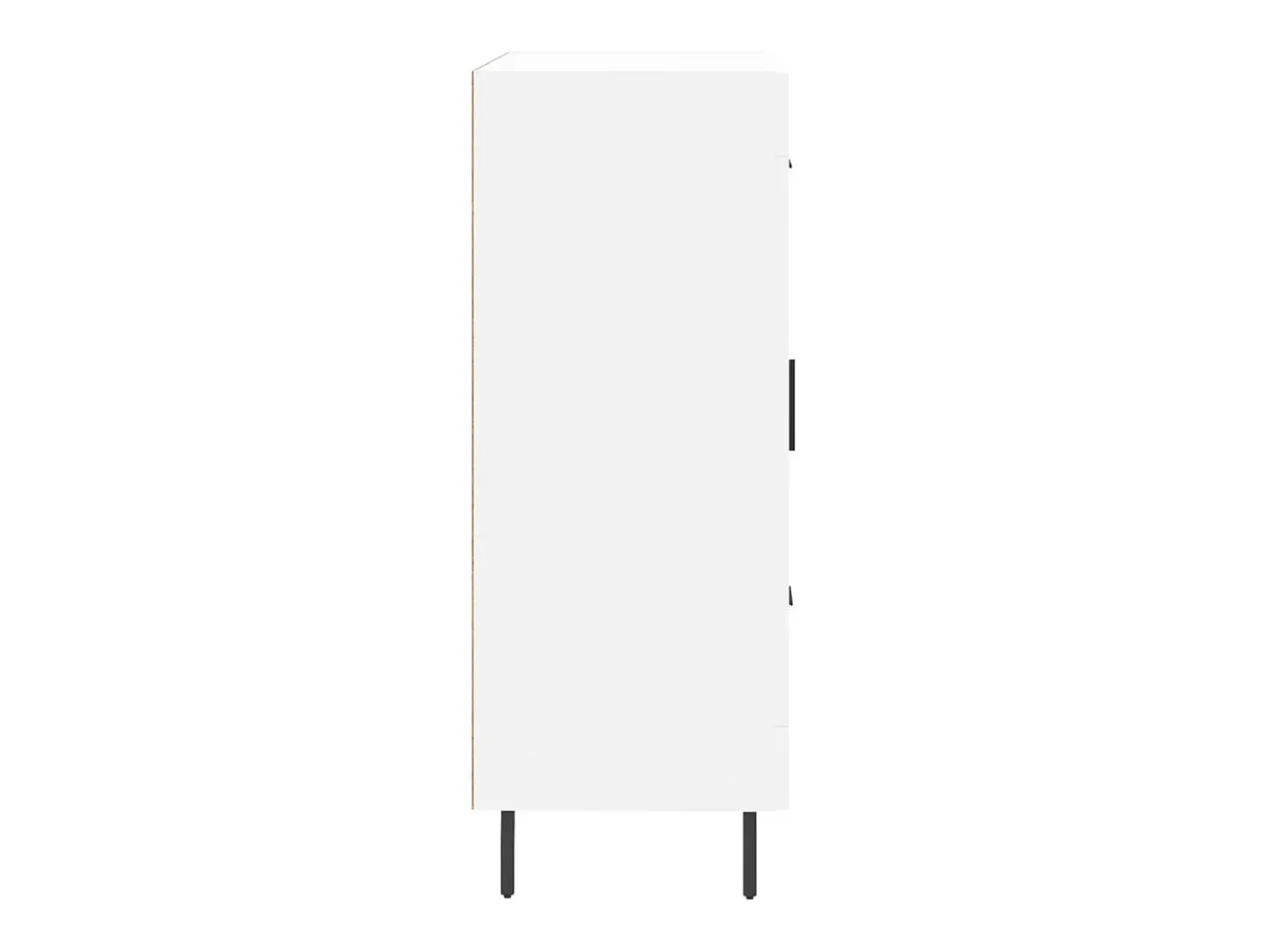 Aparador blanco 69,5x34x90 cm madera de ingeniería