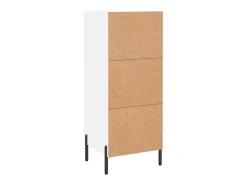 Aparador blanco 34,5x34x90 cm madera de ingeniería