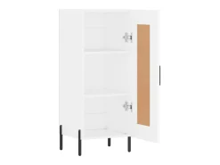 Aparador blanco 34,5x34x90 cm madera de ingeniería