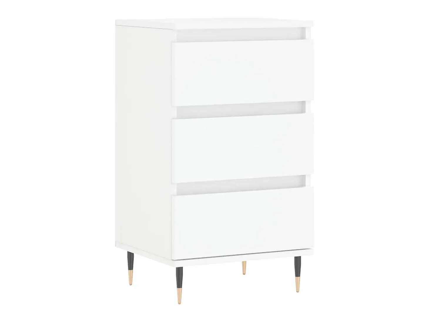 Aparador blanco 40x35x70 cm madera de ingeniería