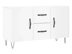 Aparador blanco 100x36x60 cm madera de ingeniería