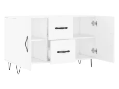 Aparador blanco 100x36x60 cm madera de ingeniería