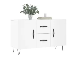 Aparador blanco 100x36x60 cm madera de ingeniería