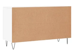 Aparador blanco 100x36x60 cm madera de ingeniería