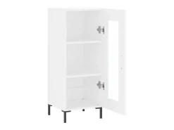 Aparador blanco 34,5x34x90 cm madera de ingeniería