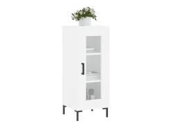 Aparador blanco 34,5x34x90 cm madera de ingeniería