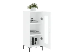 Aparador blanco 34,5x34x90 cm madera de ingeniería