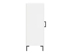 Aparador blanco 34,5x34x90 cm madera de ingeniería