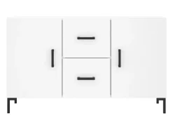 Aparador blanco 100x36x60 cm madera de ingeniería