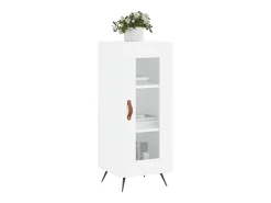 Aparador blanco 34,5x34x90 cm madera de ingeniería