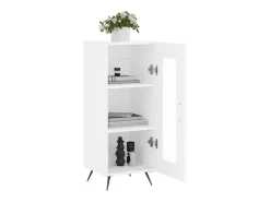 Aparador blanco 34,5x34x90 cm madera de ingeniería