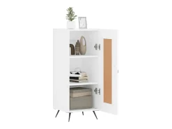 Aparador blanco 34,5x34x90 cm madera de ingeniería