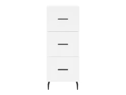Aparador blanco 34,5x34x90 cm madera de ingeniería
