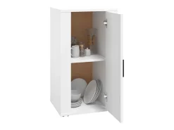 Aparador Blanco 40x33x70 cm Madera de Ingeniería