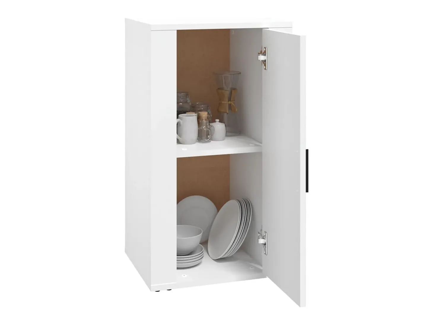 Aparador Blanco 40x33x70 cm Madera de Ingeniería